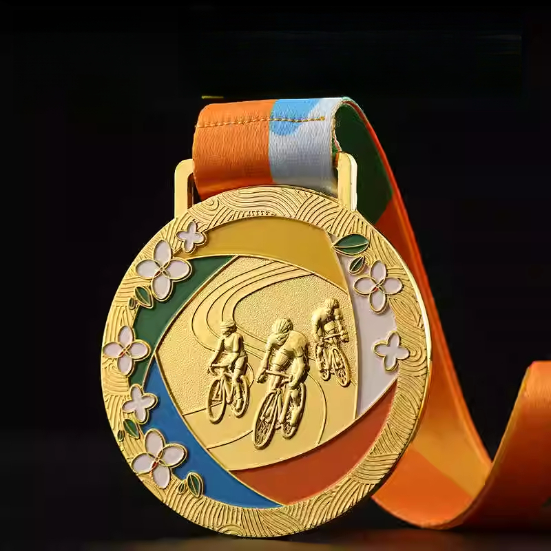 Mountain Biking Competition - Cycling race medals, high-end cycling sport