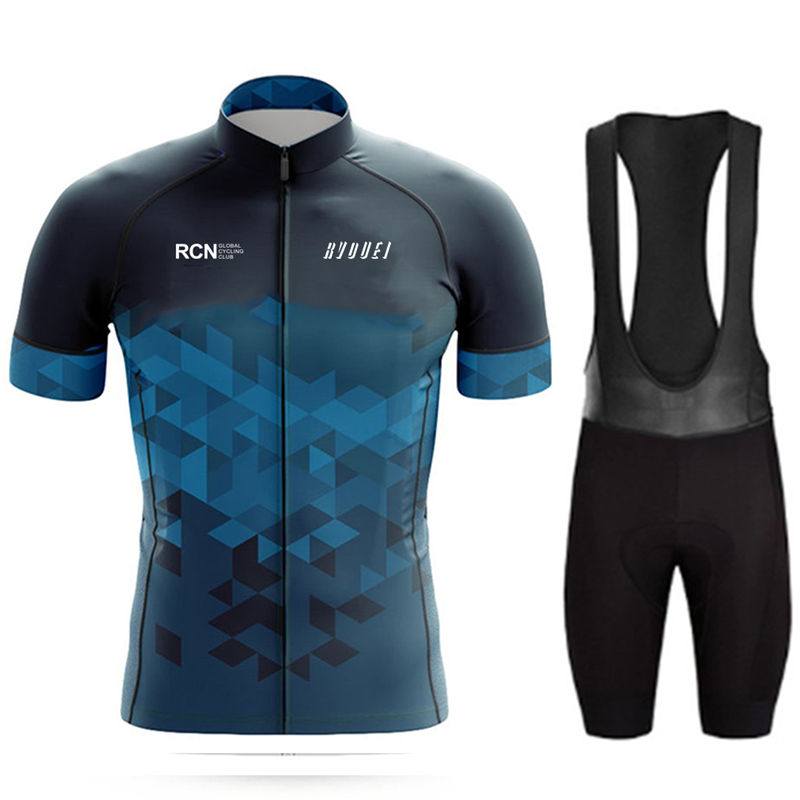 Mountain Biking Trousers - Rcn Rvouei サイクリングジャージセット夏用自転車スーツ速乾性ビブショーツ服 Mtb マイヨ Ropa
