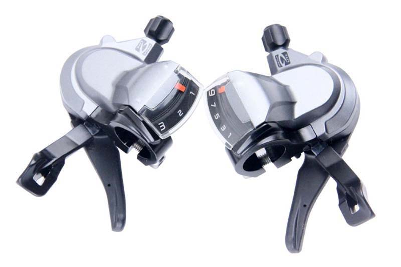 Mountain Biking Logo - ロゴ付き自転車Derailleur、シフトレバー、マウンテンバイク折りたたみ自転車、トレッキング、3*9、27スピード、SL-M4000