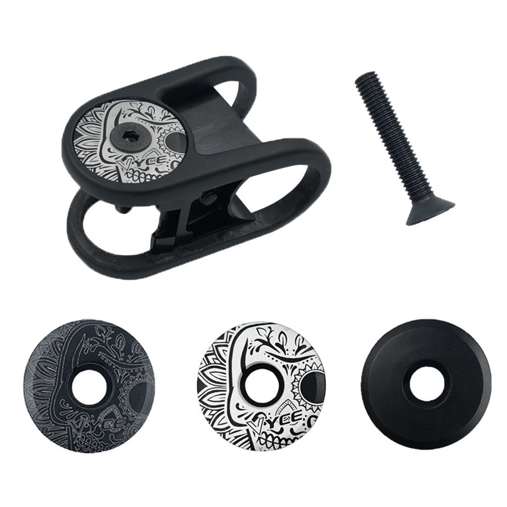 ロゴなしバイクヘッドセットキャップ自転車ステムヘッドセットト - Mountain Biking Logo のレビューと価格
