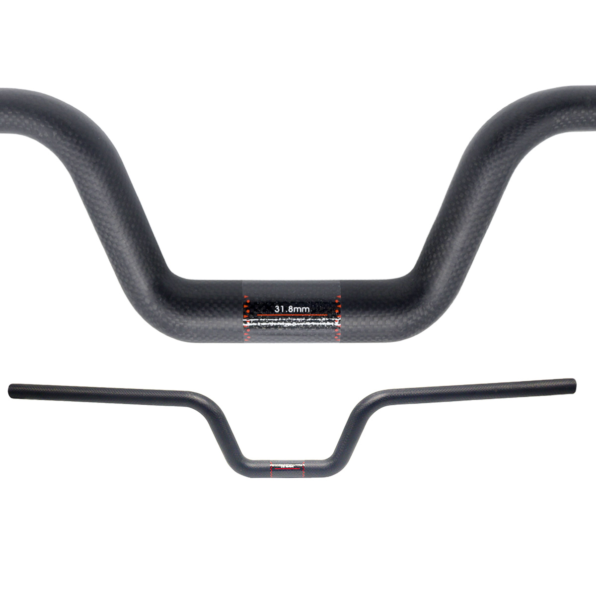 U字型MTBバー 軽量ハンドルバー マウンテン・アーバンライ - Mountain Biking Logo のレビューと価格