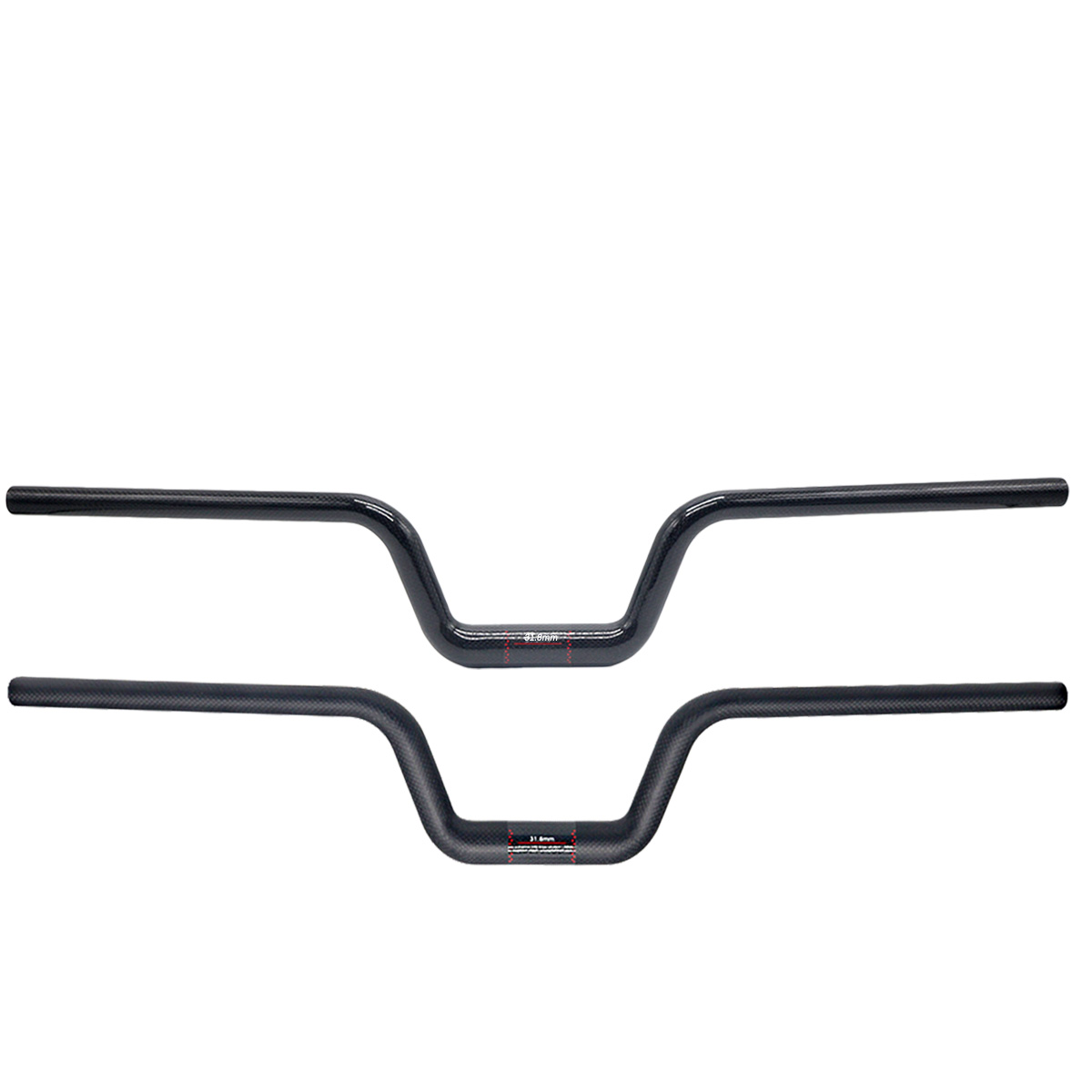 U字型MTBバー 軽量ハンドルバー マウンテン・アーバンライ - Mountain Biking Logo のレビューと価格