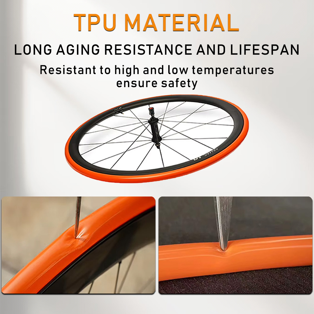 PINMOAP マウンテンバイクインナーチューブ 45mm  - Mountain Biking Lights のレビューと価格