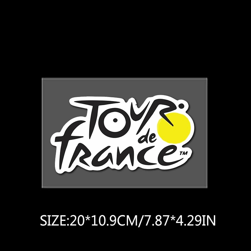 1Pc ツール・ド・フランスロゴビニールステッカー、ロードバ - Mountain Biking Logo のレビューと価格