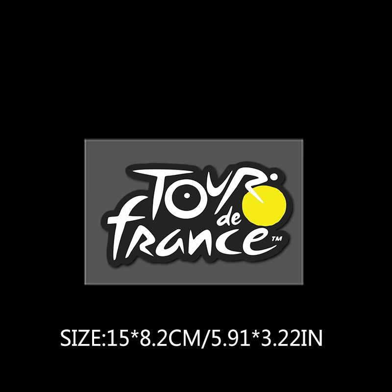 1Pc ツール・ド・フランスロゴビニールステッカー、ロードバ - Mountain Biking Logo のレビューと価格