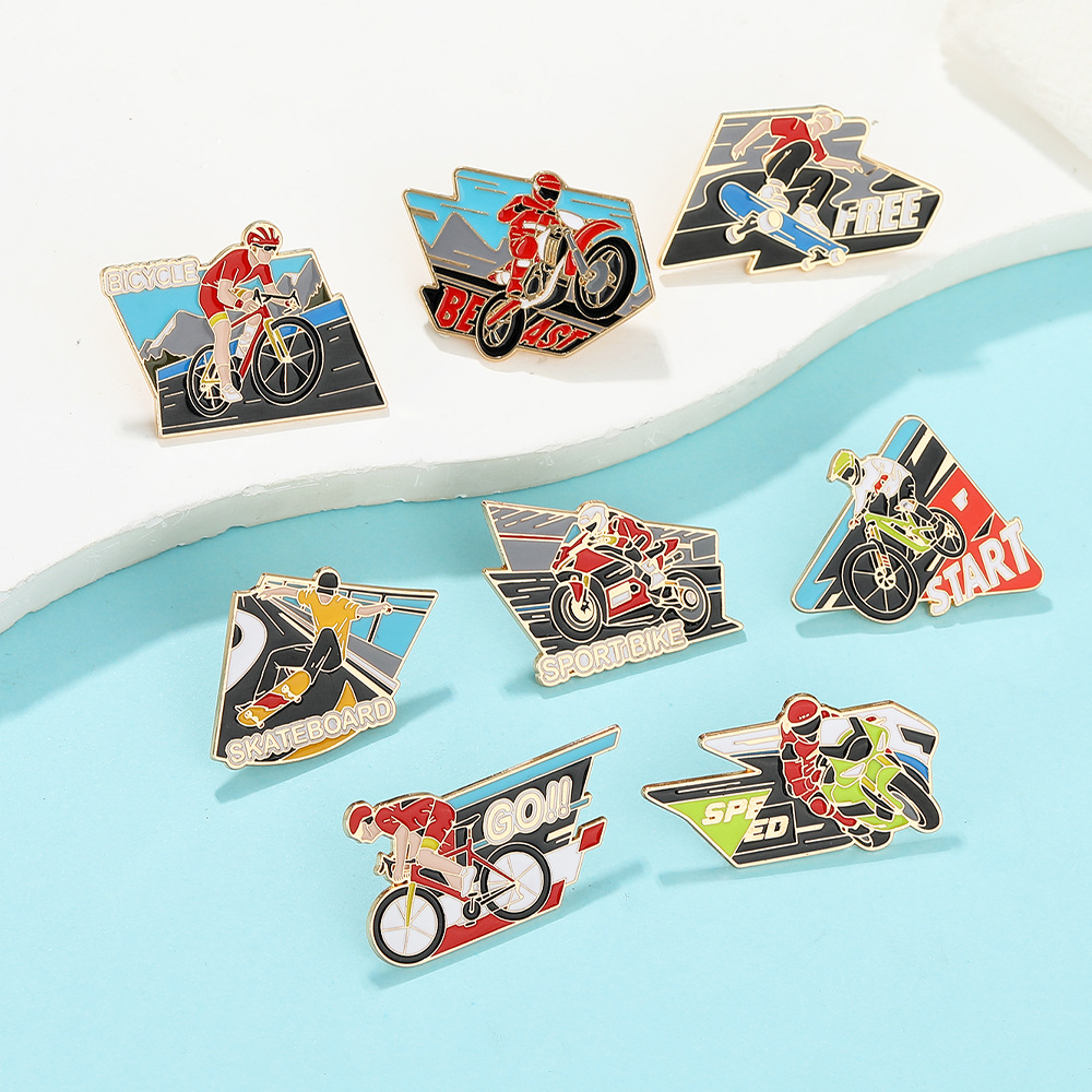 マウンテンロードバイクバッジ競技レーシングサイクリストブロー - Mountain Biking Competition のレビューと価格