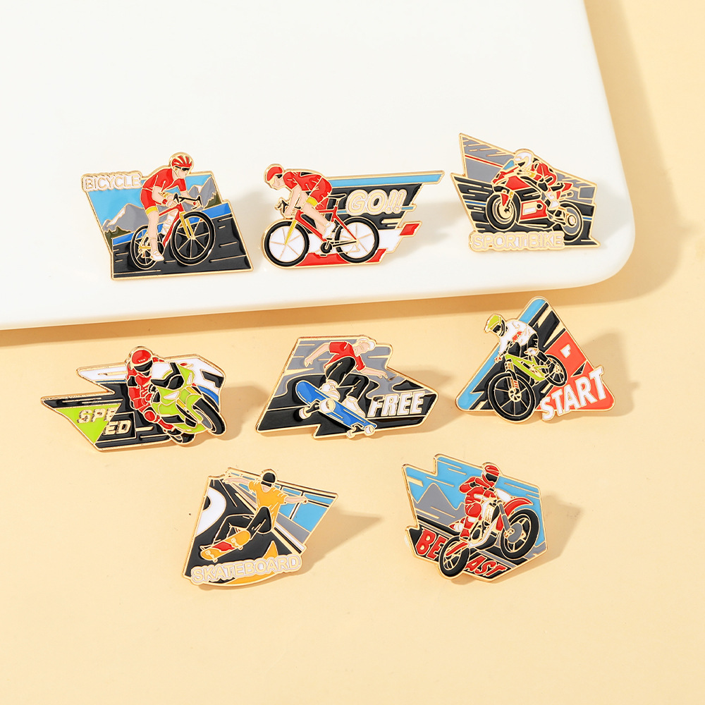 マウンテンロードバイクバッジ競技レーシングサイクリストブロー - Mountain Biking Competition のレビューと価格