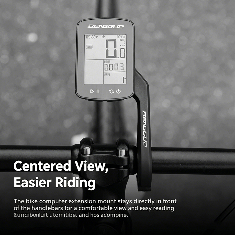 GPS バイクコンピューターマウントホルダー延長ブラケット  - Mountain Biking Lights のレビューと価格