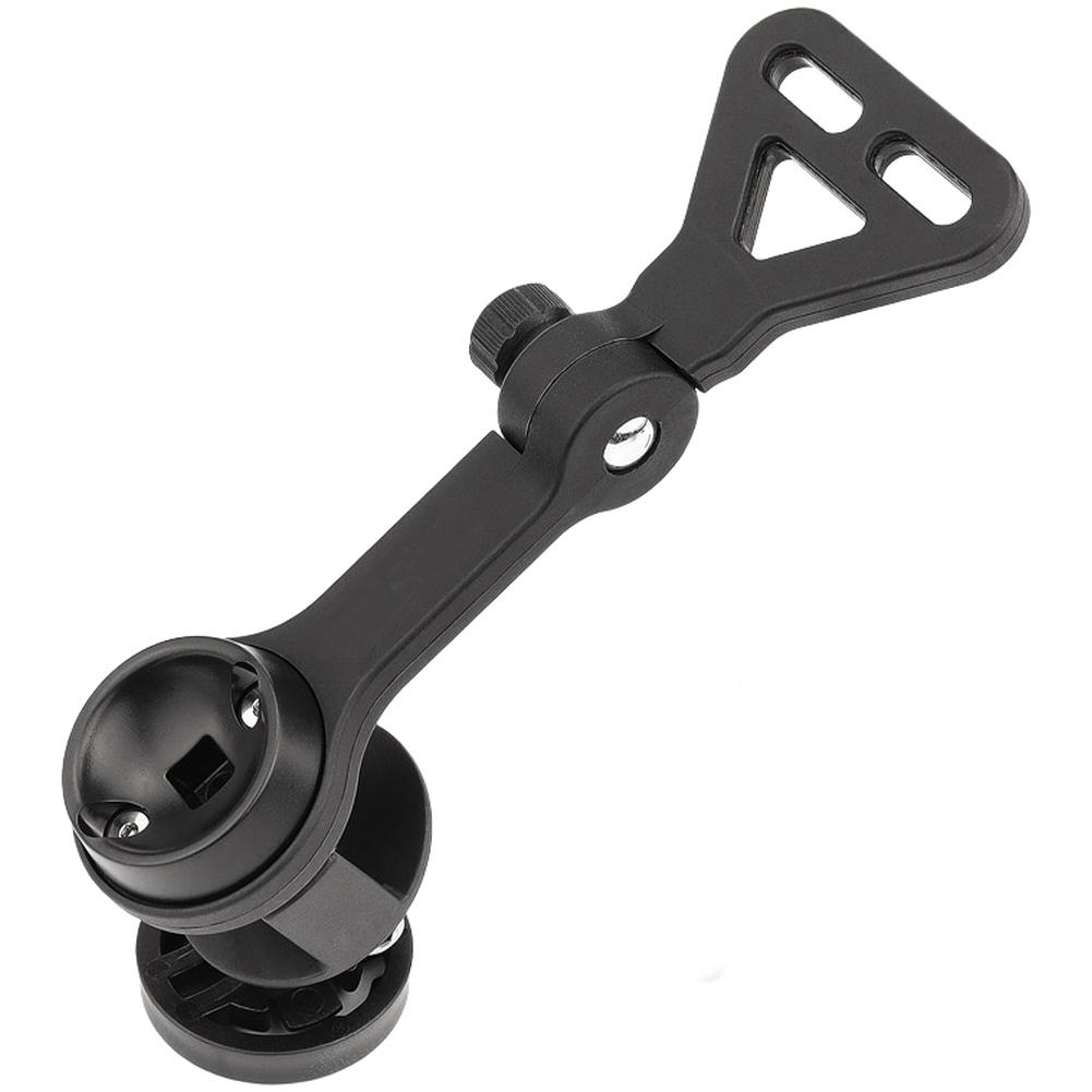 ブラック調整可能なマウンテンバイクコンピューターマウントホル - Mountain Biking Lights のレビューと価格