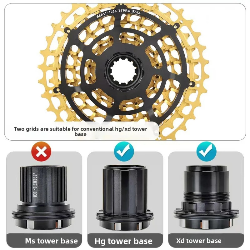 TTPRO 超軽量 CNC ロードバイク カセット 11/1 - Cassette 11 Speed のレビューと価格