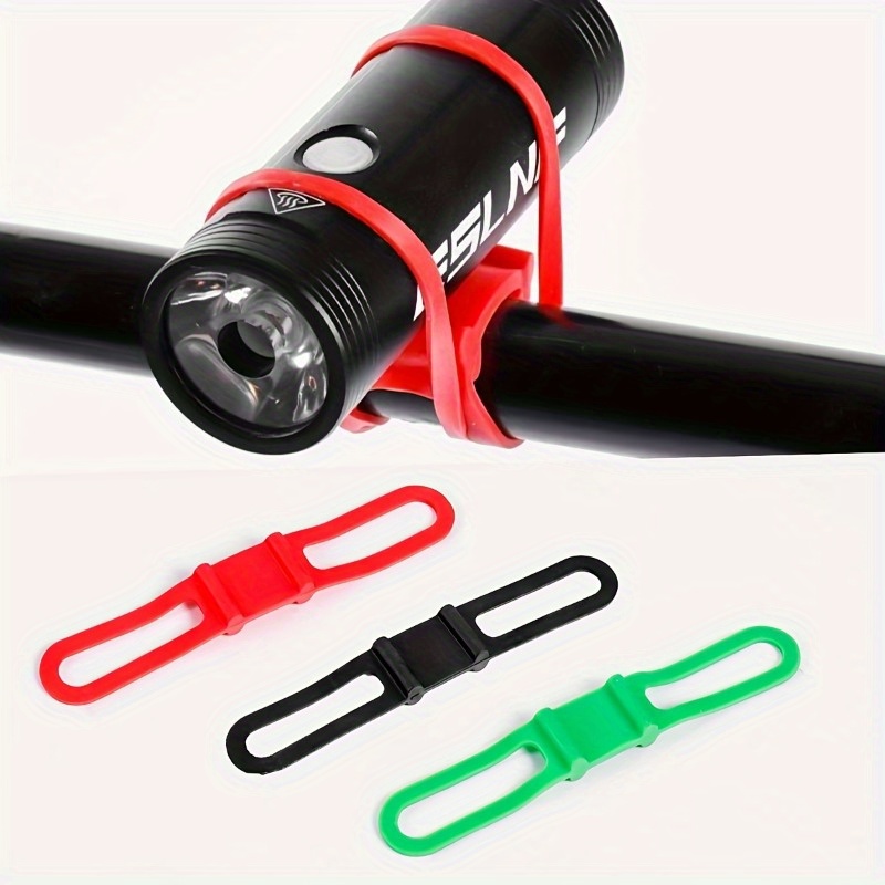 3個入りマウンテンバイクストラップライトホルダーストラップ、 - Mountain Biking Lights のレビューと価格