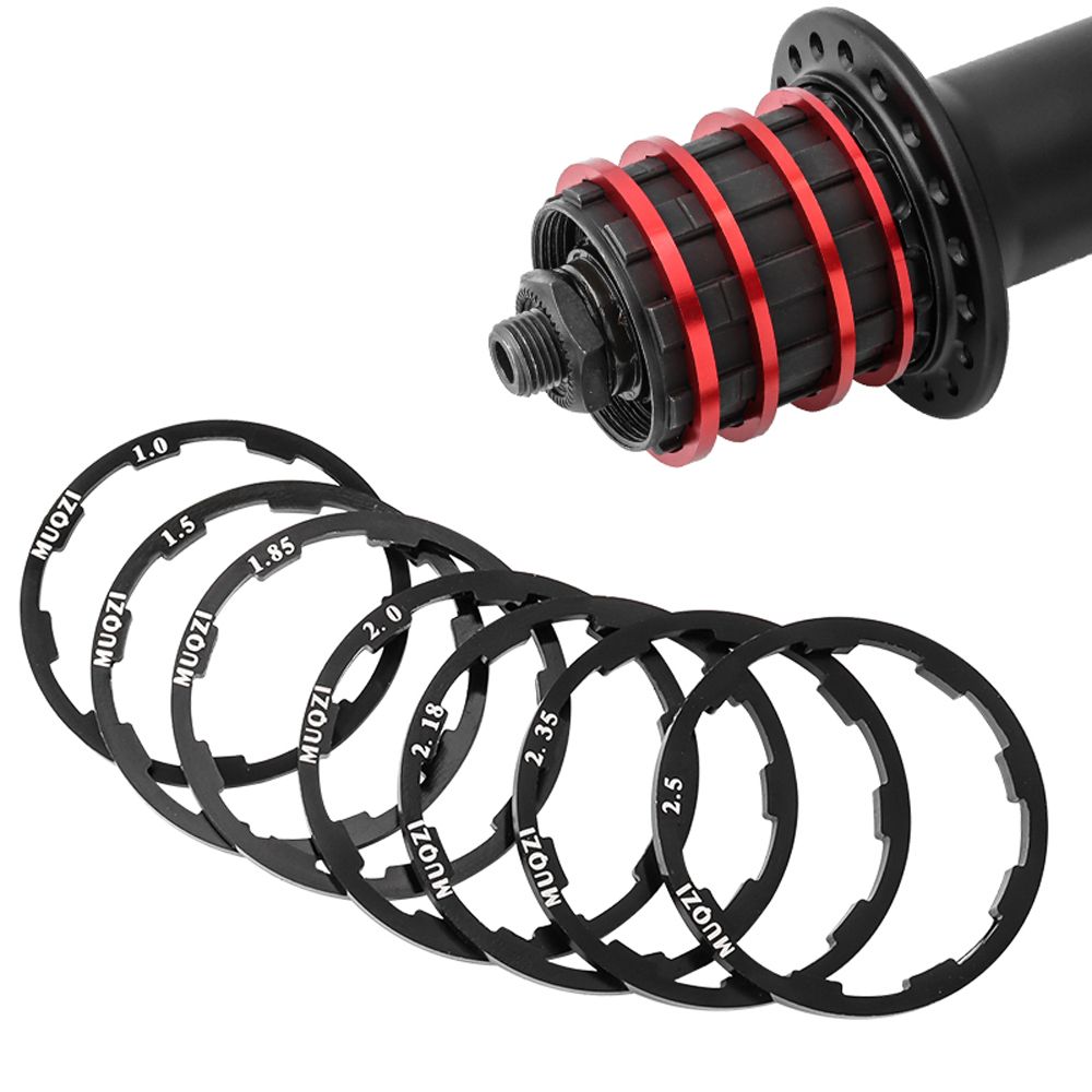 自転車用フライホイールスペーサー,フリーハブ,1mm,1.5 - Cassette 11 Speed のレビューと価格